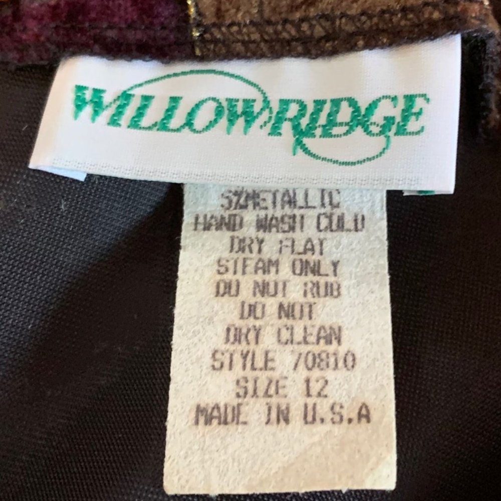 Willow Ridge Patchwork Blazer/Jacket Size 12 - image 7